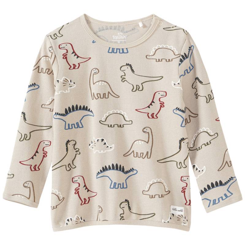 Baby Langarmshirt mit Waffelstruktur von Topomini