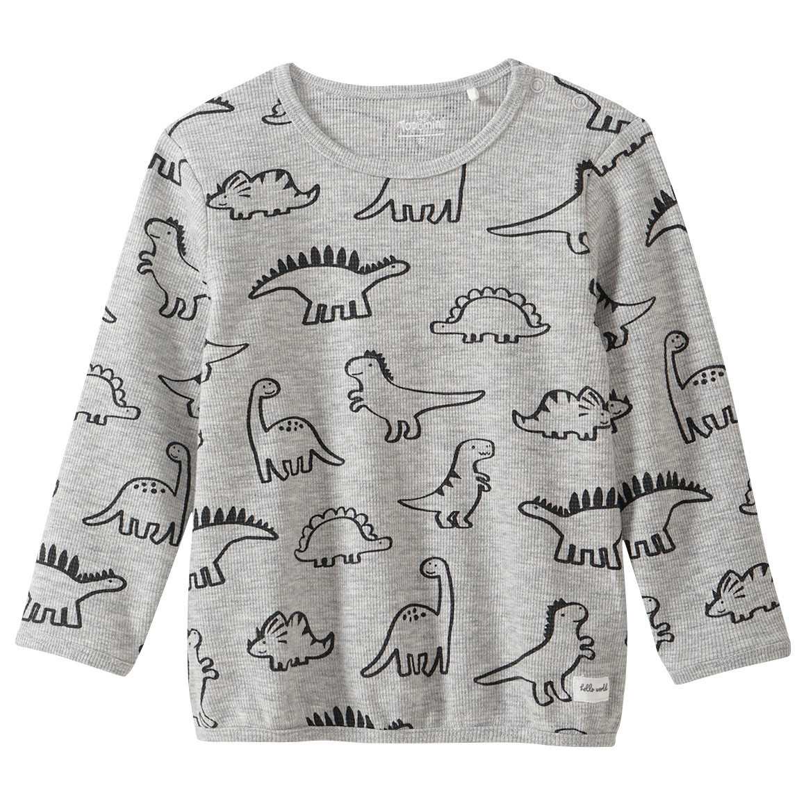 Baby Langarmshirt mit Waffelstruktur von Topomini