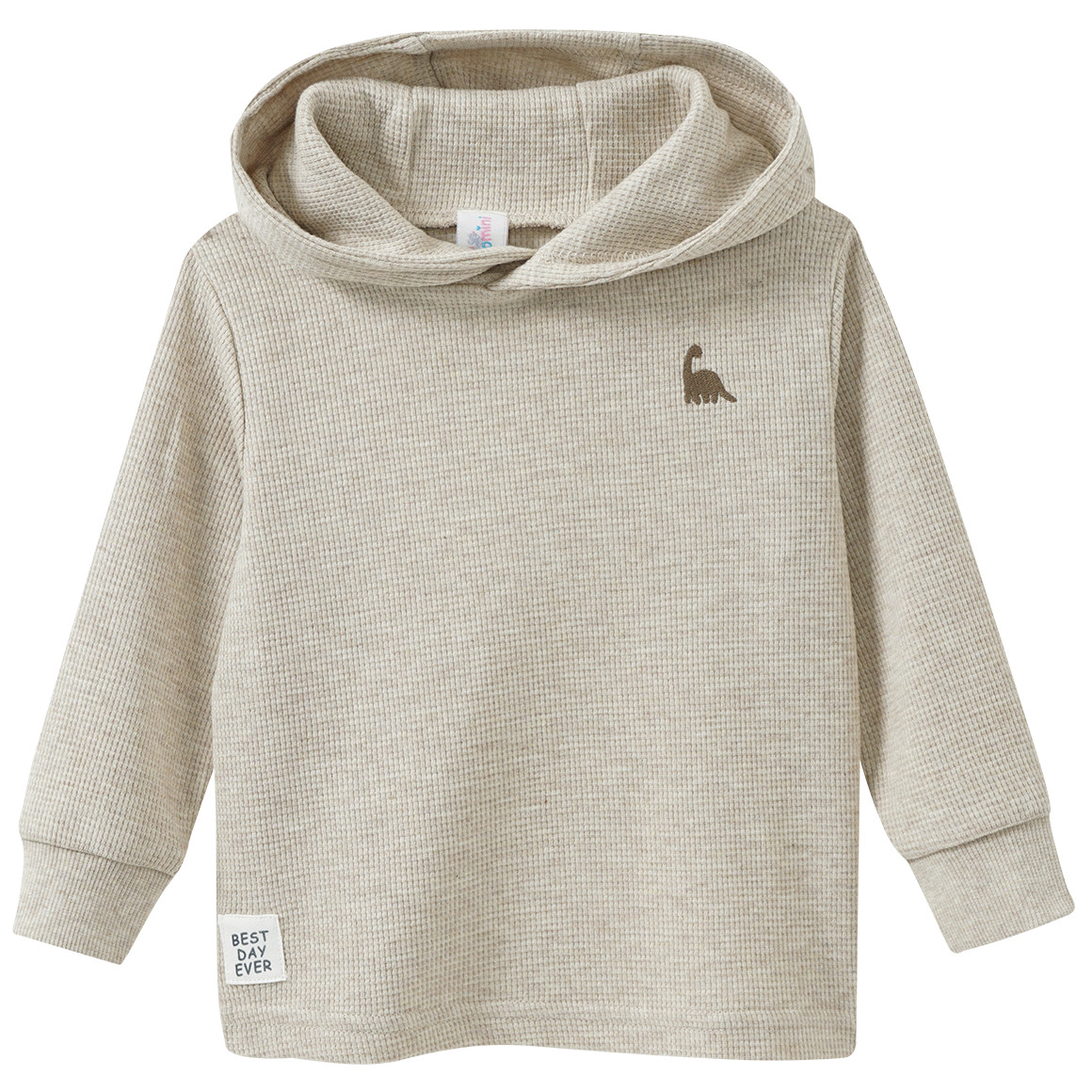 Baby Langarmshirt mit Waffelstruktur von Topomini