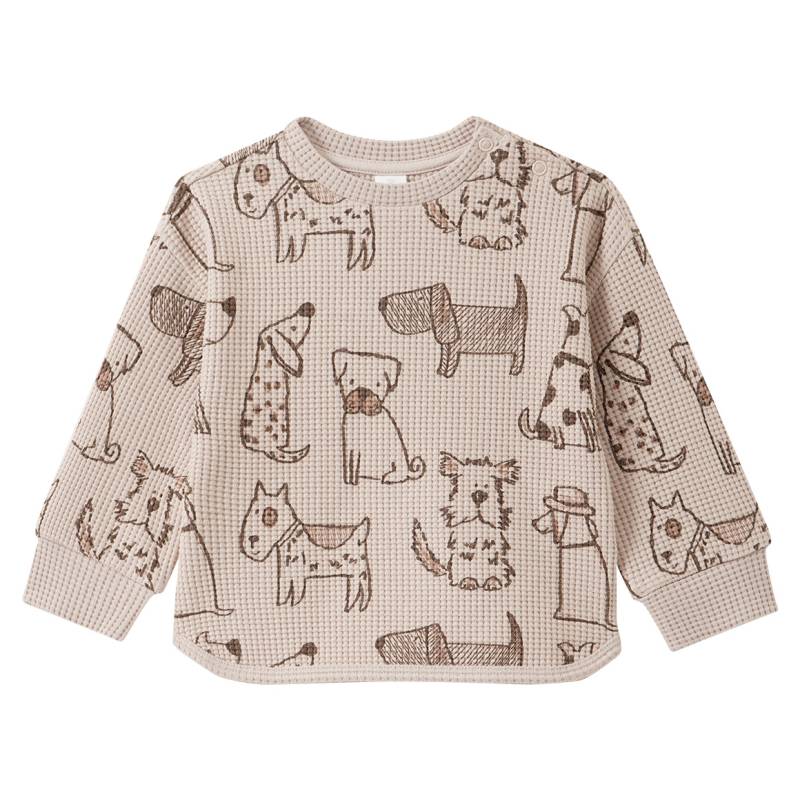 Baby Langarmshirt mit Waffelstruktur Baby Langarmshirt mit Waffelstruktur von Topomini