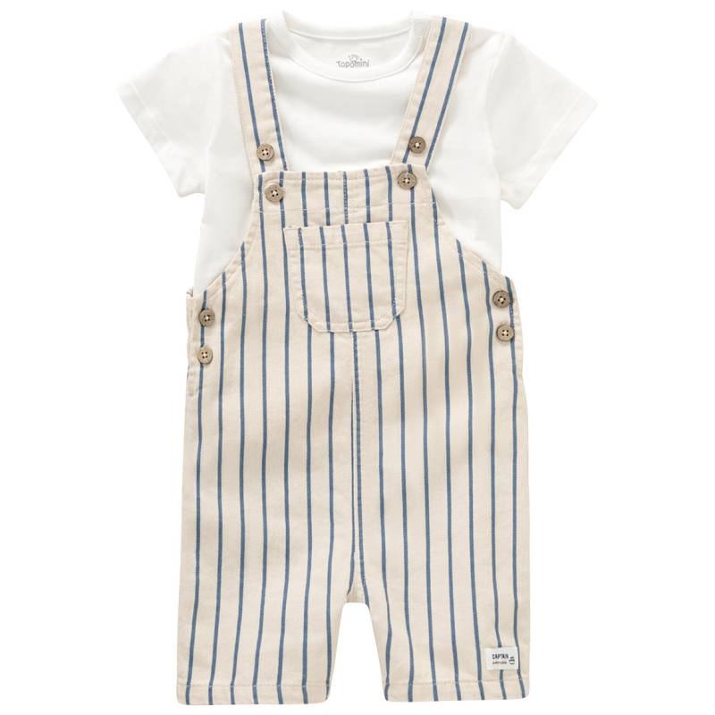 Baby Latzhose und T-Shirt im Set von Topomini