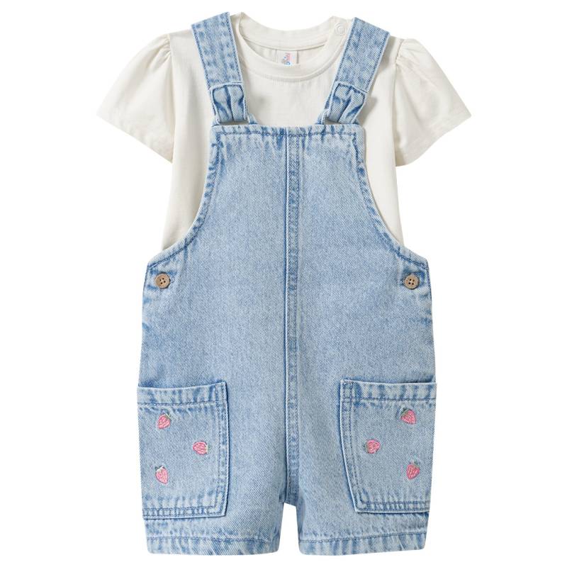 Baby Latzhose und T-Shirt im Set von Topomini