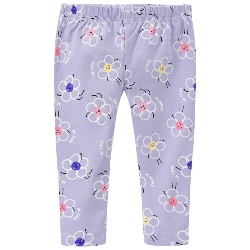 Baby Leggings mit Blumen-Allover von Topomini