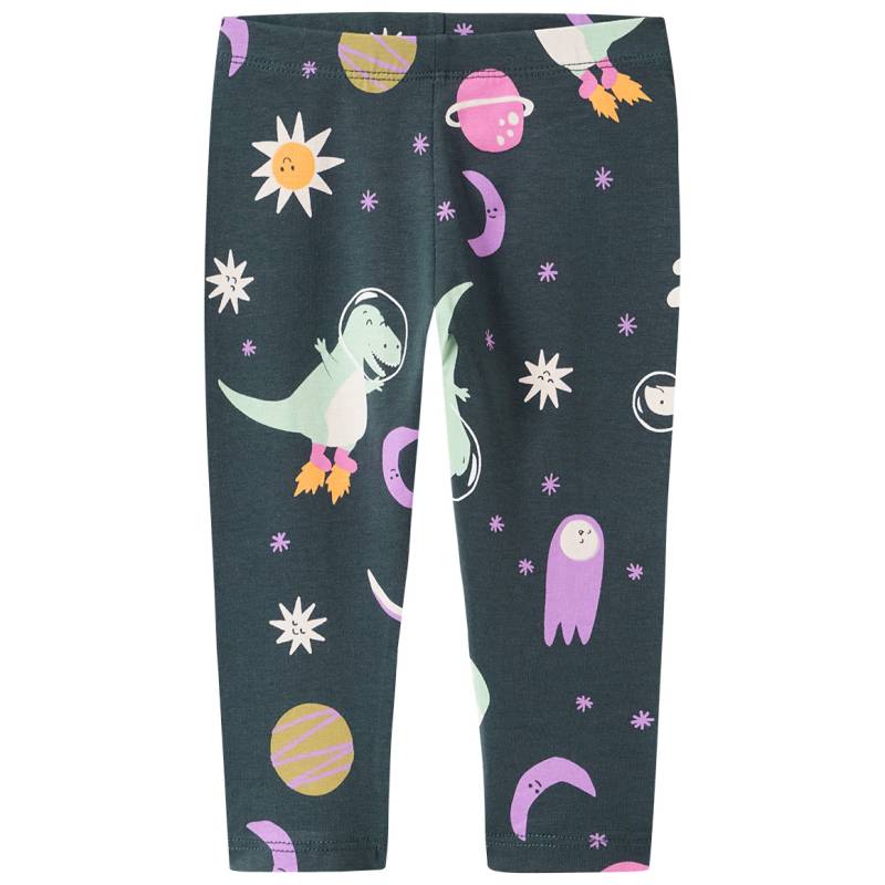 Baby Leggings mit Dino-Allover von Topomini
