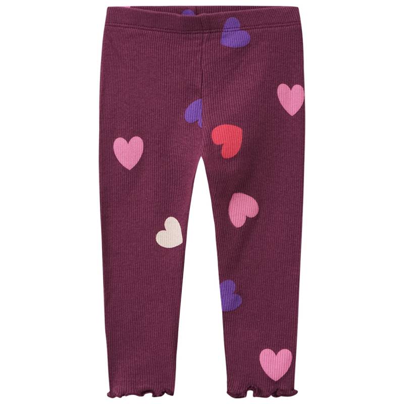 Baby Leggings mit Herz-Allover von Topomini