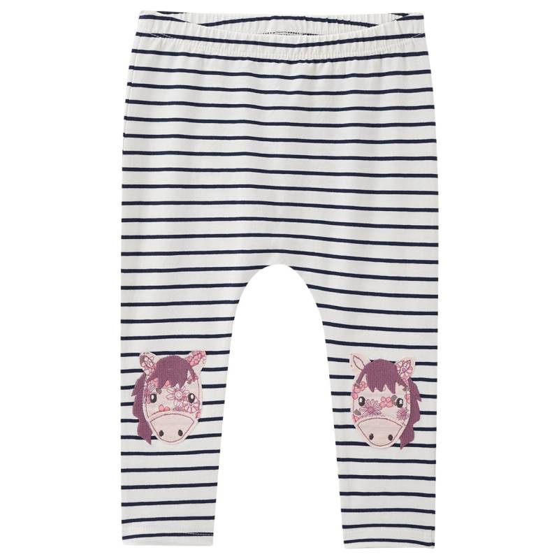 Baby Leggings mit Pferde-Applikation von Topomini
