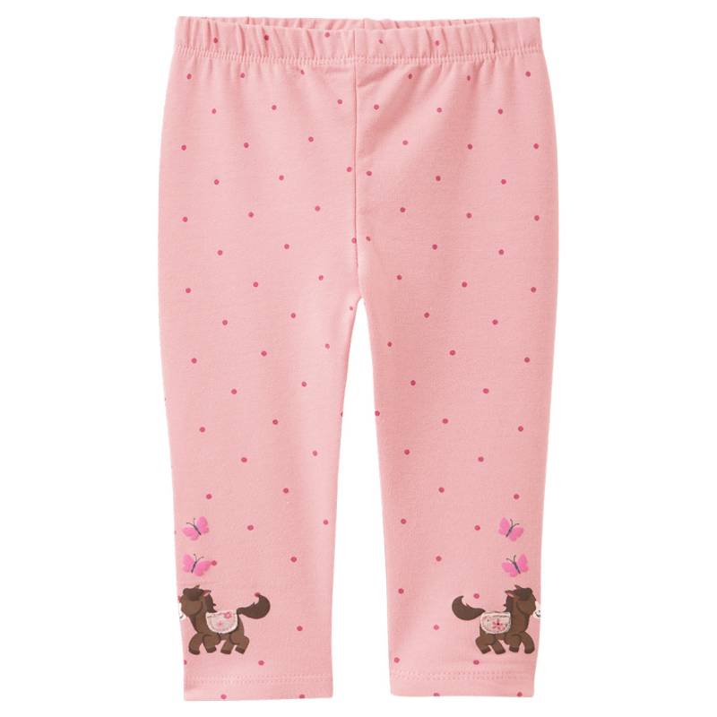 Baby Leggings mit Pferde-Print von Topomini
