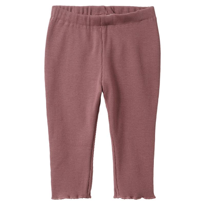 Baby Leggings mit Ripp-Struktur von Topomini