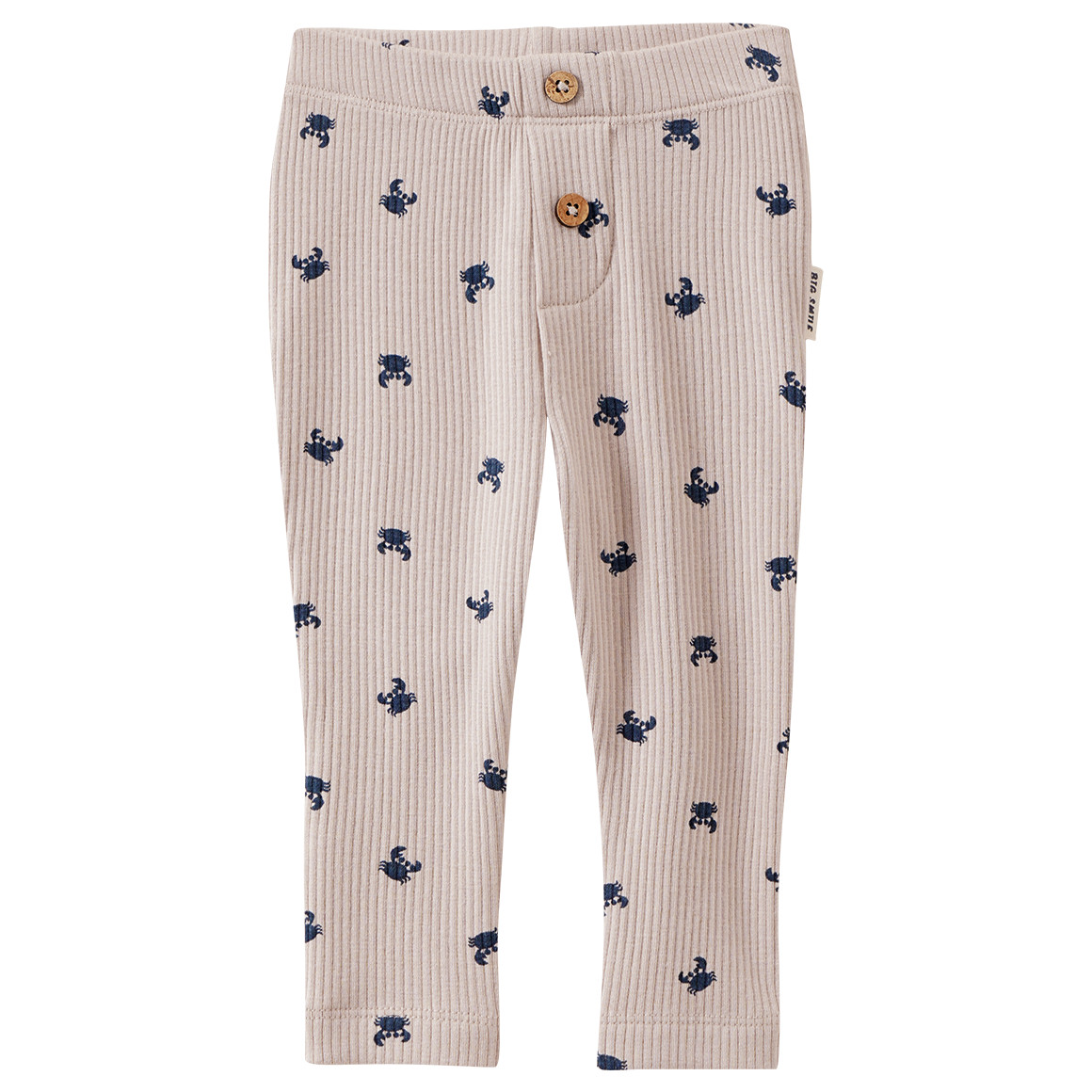 Baby Leggings mit Rippstruktur von Topomini