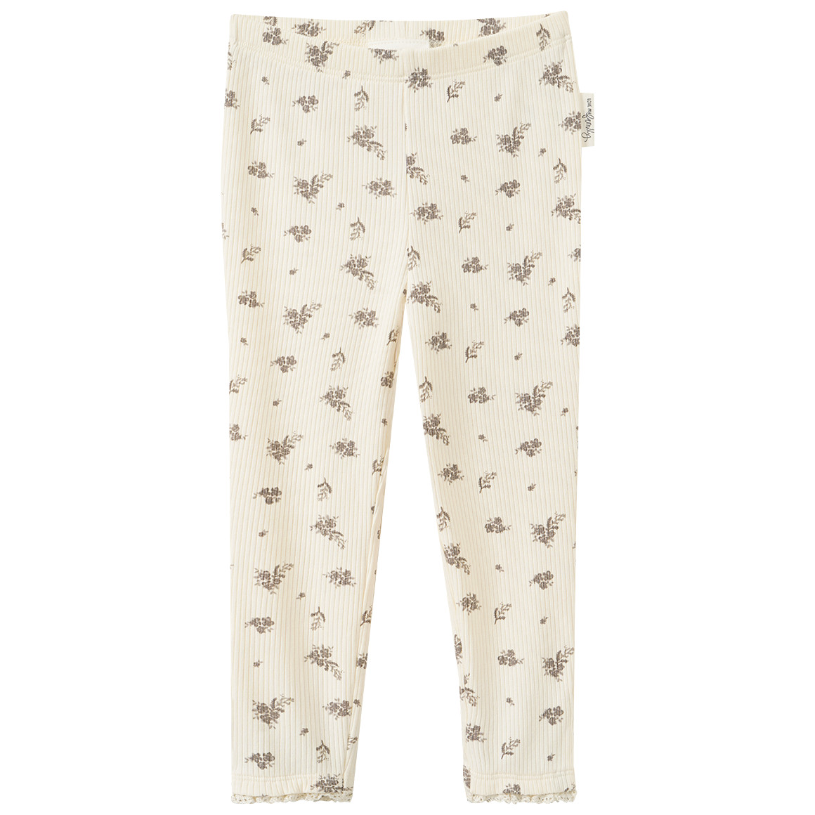 Baby Leggings mit Rippstruktur von Topomini
