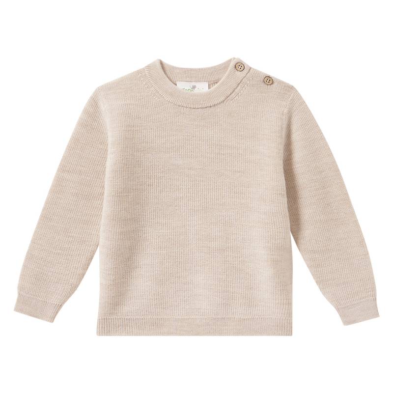 Baby Merino-Strickpullover unifarben Baby Merino-Strickpullover unifarben von Topomini