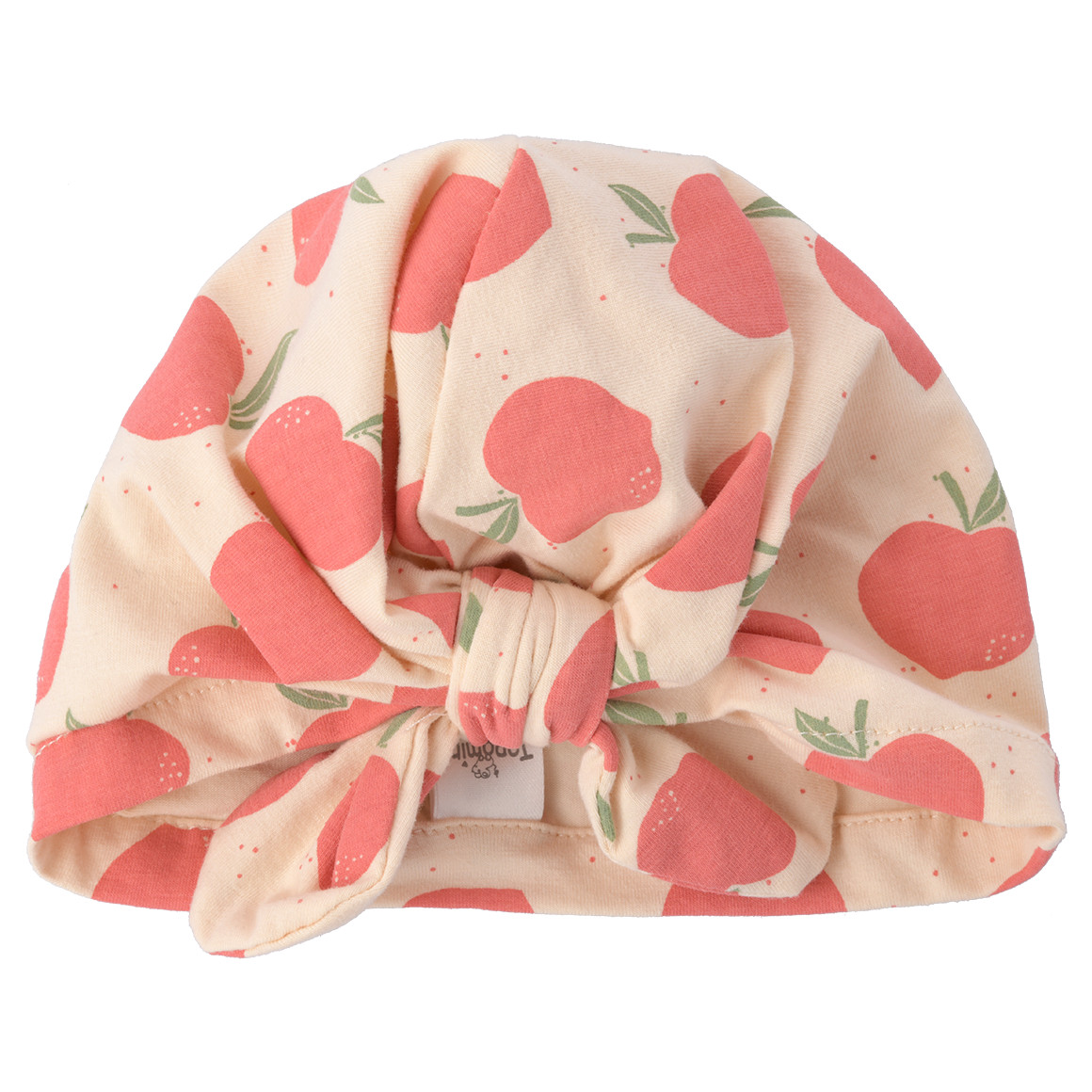 Baby Mütze mit Äpfeln allover Baby Mütze mit Äpfeln allover von Topomini