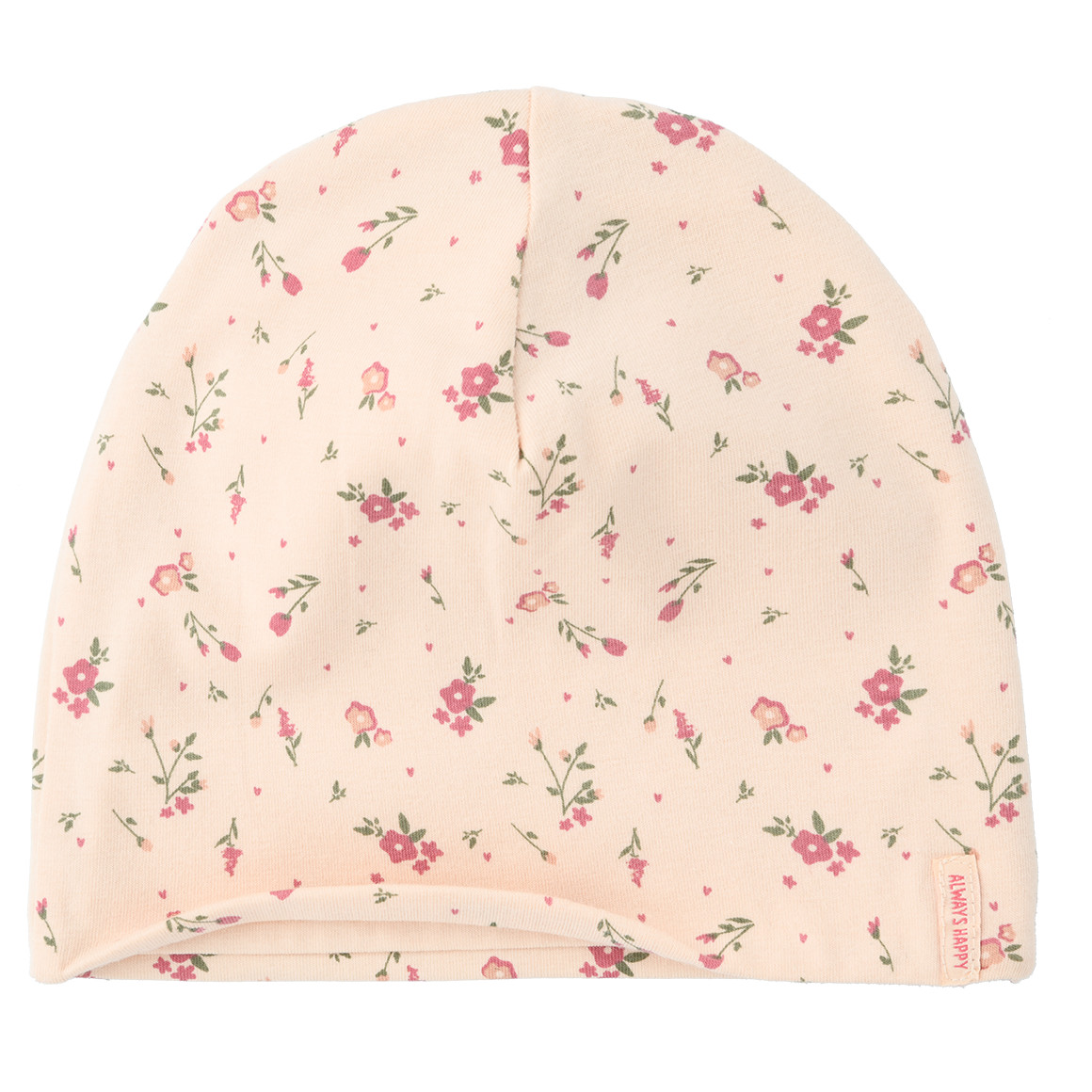 Baby Mütze mit Blümchen-Allover Baby Mütze mit Blümchen-Allover von Topomini