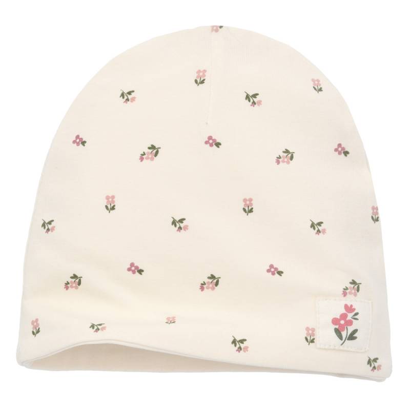 Baby Mütze mit Blümchen von Topomini