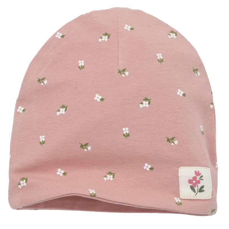 Baby Mütze mit Blümchen von Topomini