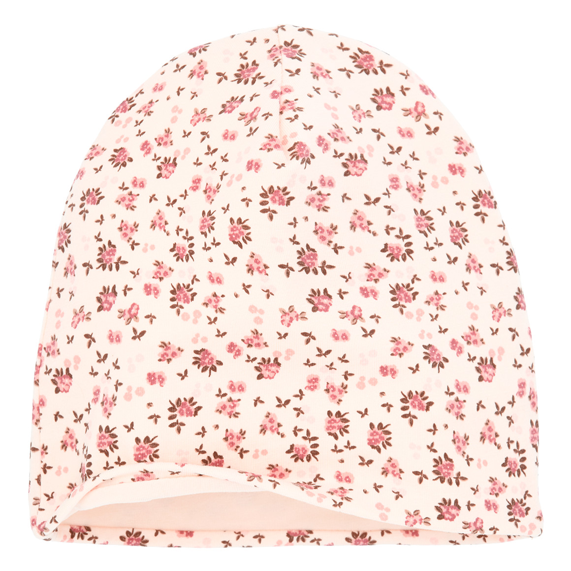 Baby Mütze mit Blumen allover von Topomini