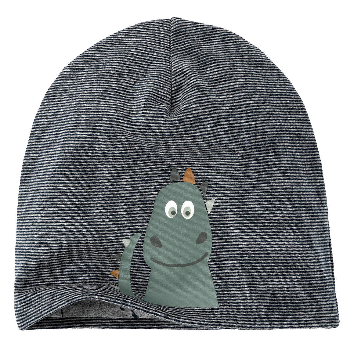 Baby Mütze mit Dino-Motiv Baby Mütze mit Dino-Motiv von Topomini