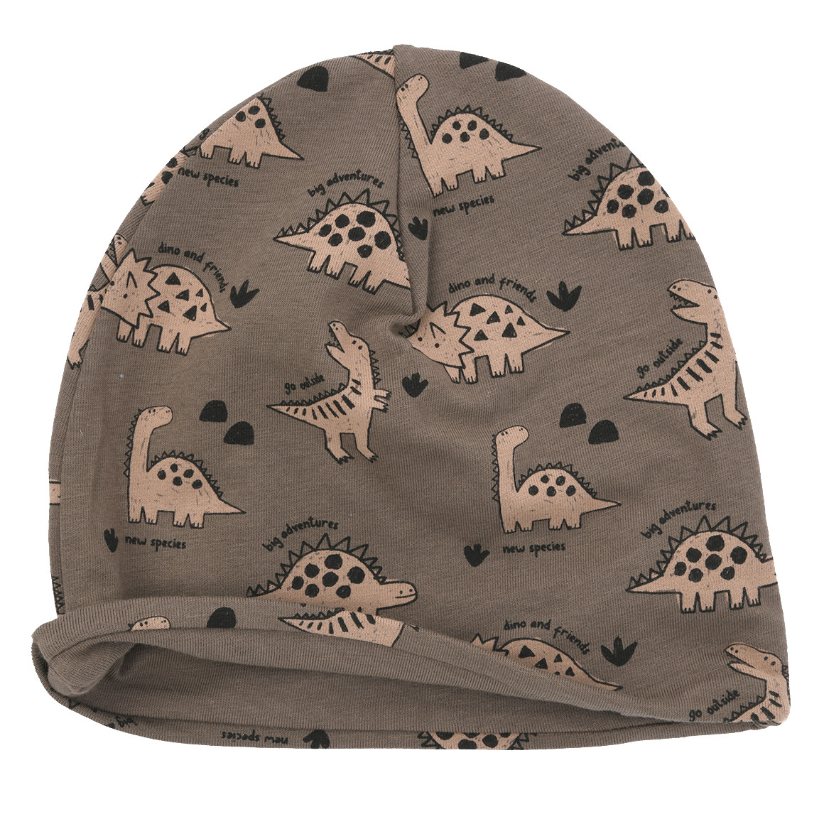 Baby Mütze mit Dino-Motiven von Topomini