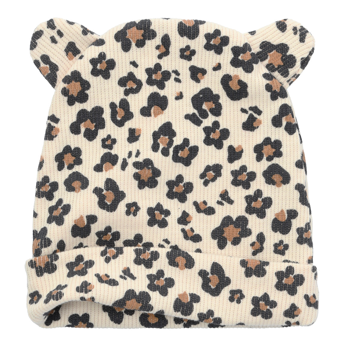 Baby Mütze mit Leo-Print von Topomini
