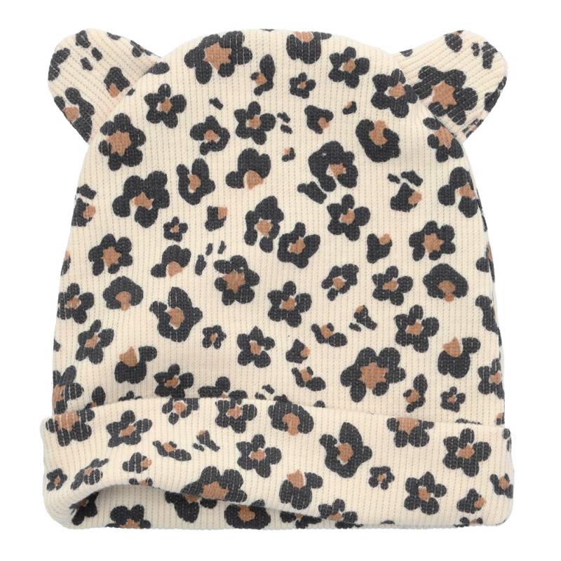 Baby Mütze mit Leo-Print von Topomini