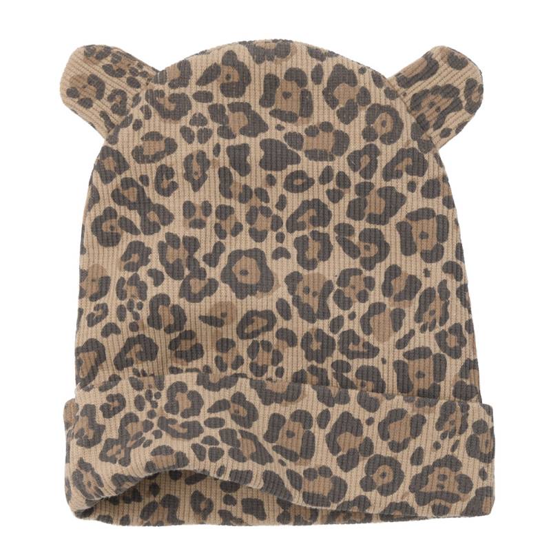 Baby Mütze mit Leo-Print Baby Mütze mit Leo-Print von Topomini