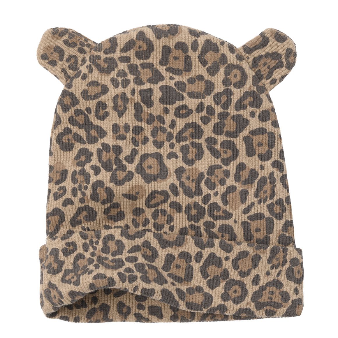 Baby Mütze mit Leo-Print von Topomini