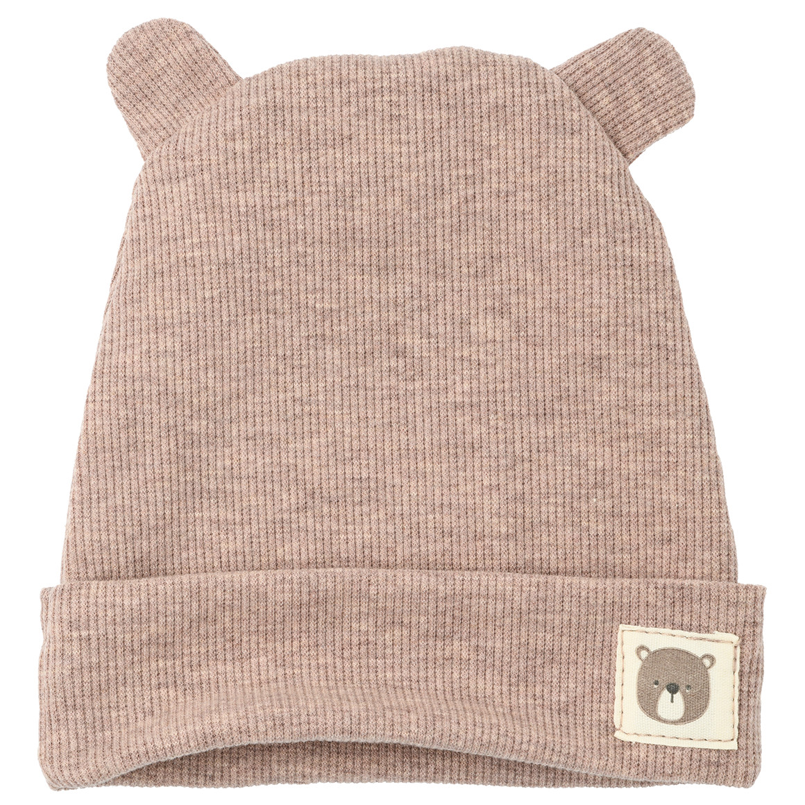 Baby Mütze mit Ohren-Applikation von Topomini