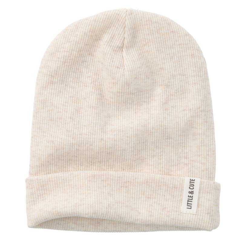 Baby Mütze mit Rippstruktur von Topomini