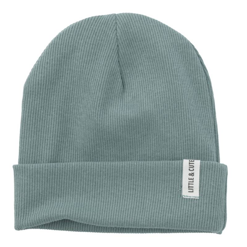 Baby Mütze mit Rippstruktur von Topomini