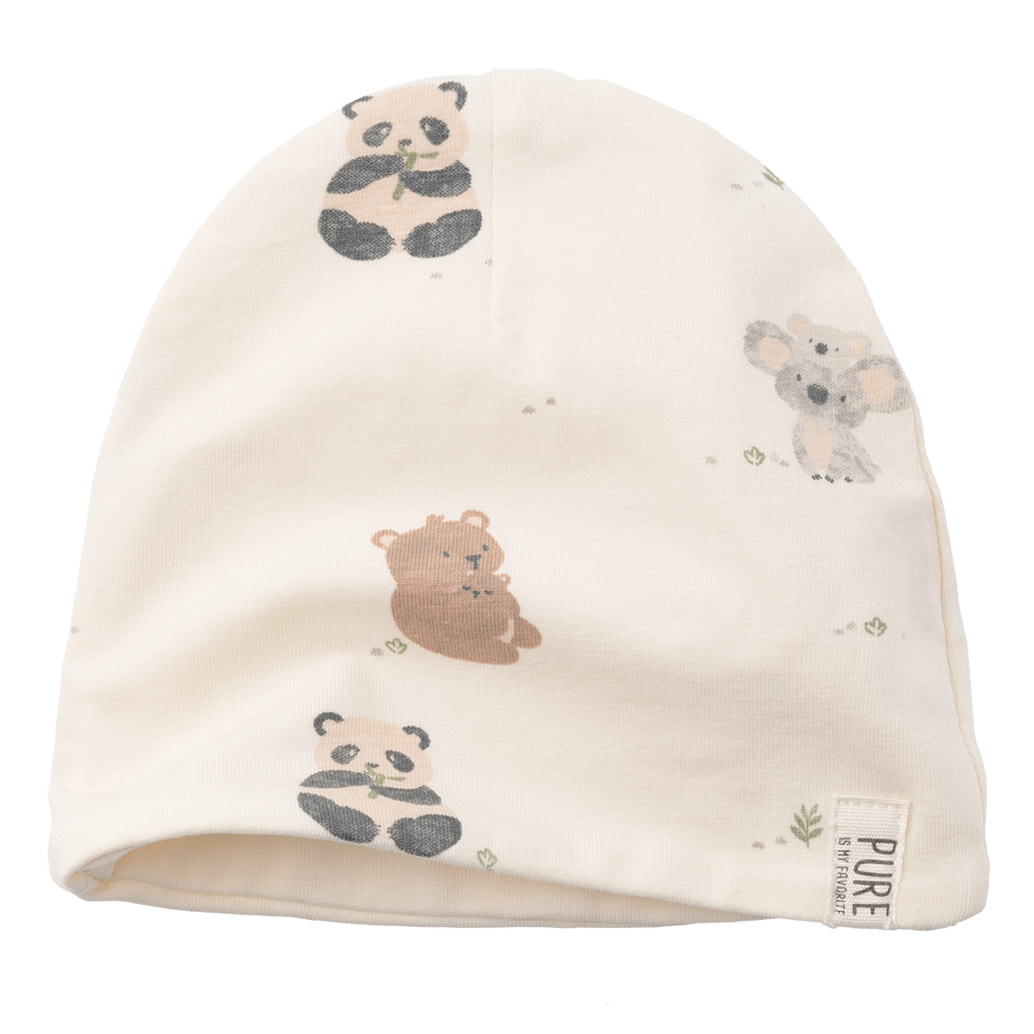 Baby Mütze mit Tier-Allover von Topomini