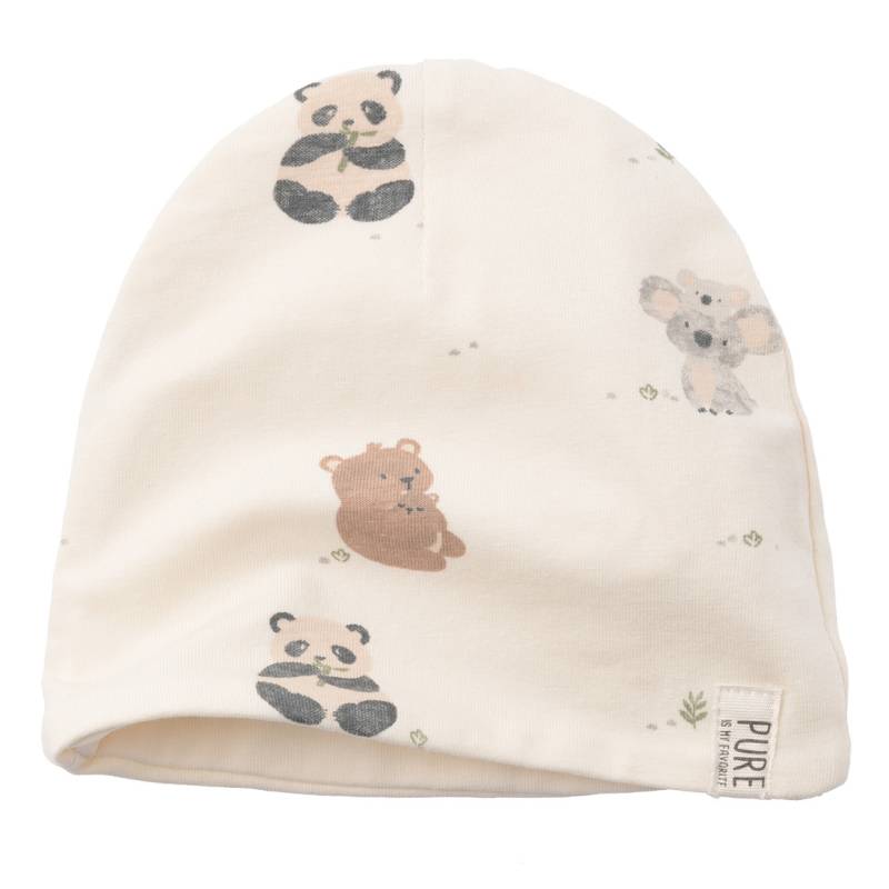 Baby Mütze mit Tier-Allover Baby Mütze mit Tier-Allover von Topomini