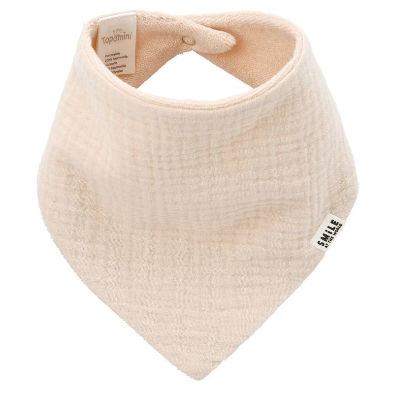 Baby Musselin-Bandana mit Frottee-Innenseite von Topomini