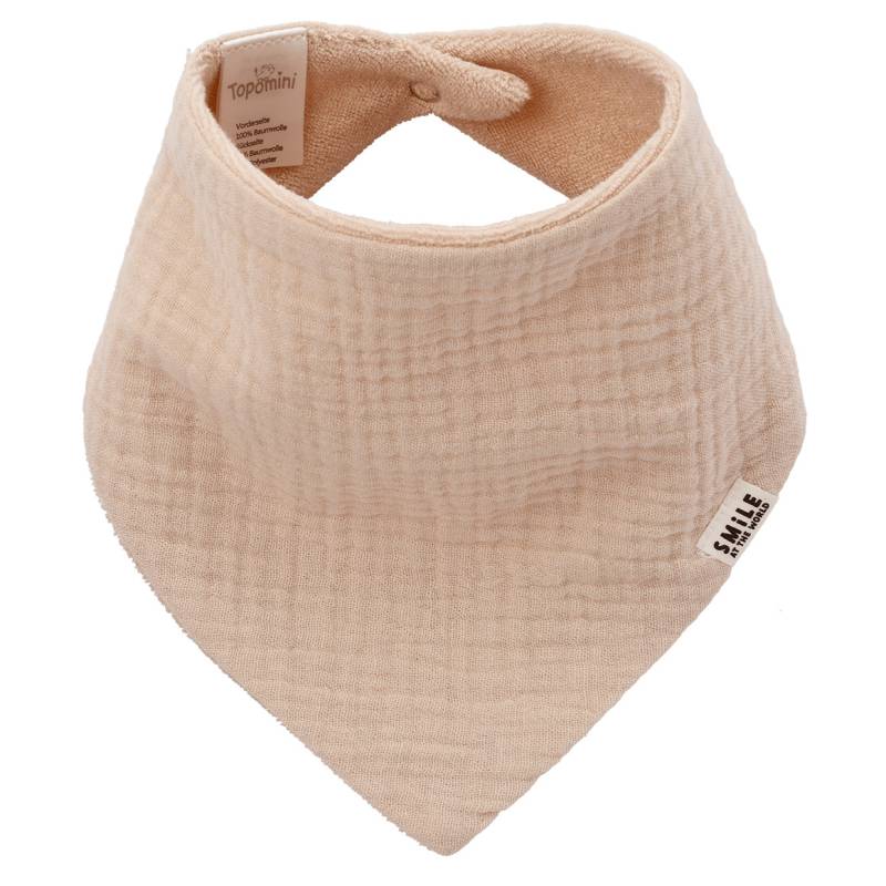 Baby Musselin-Bandana mit Frottee-Innenseite von Topomini