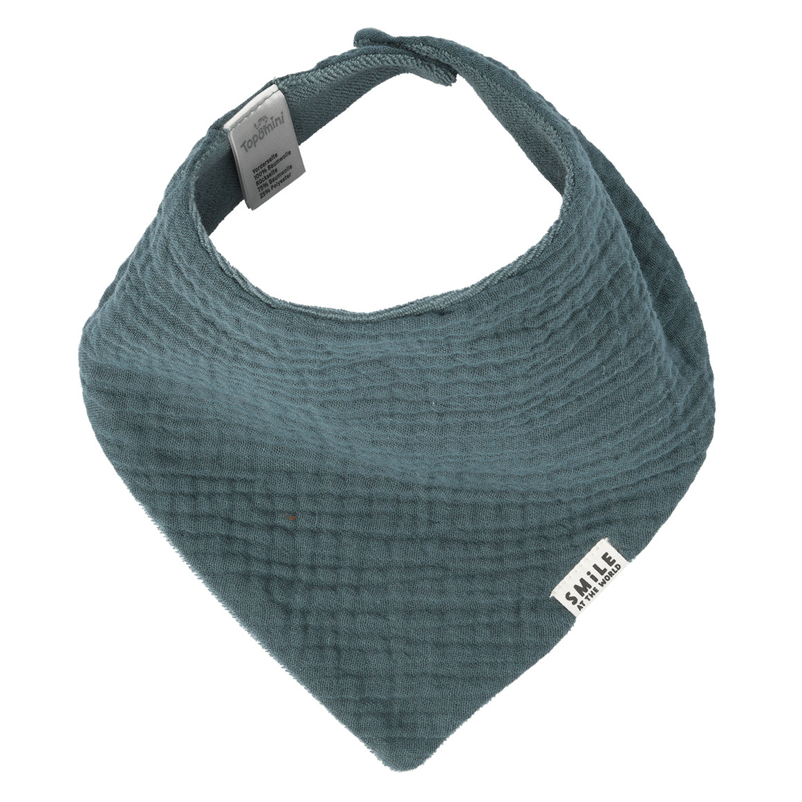 Baby Musselin-Bandana mit Frottee-Innenseite Baby Musselin-Bandana mit Frottee-Innenseite von Topomini