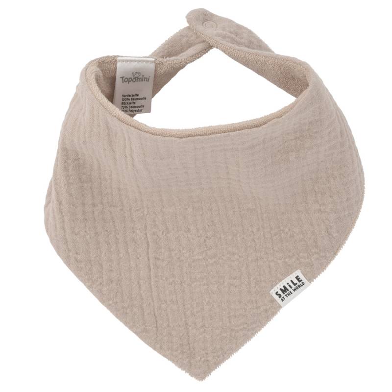 Baby Musselin-Bandana mit Frottee-Innenseite von Topomini