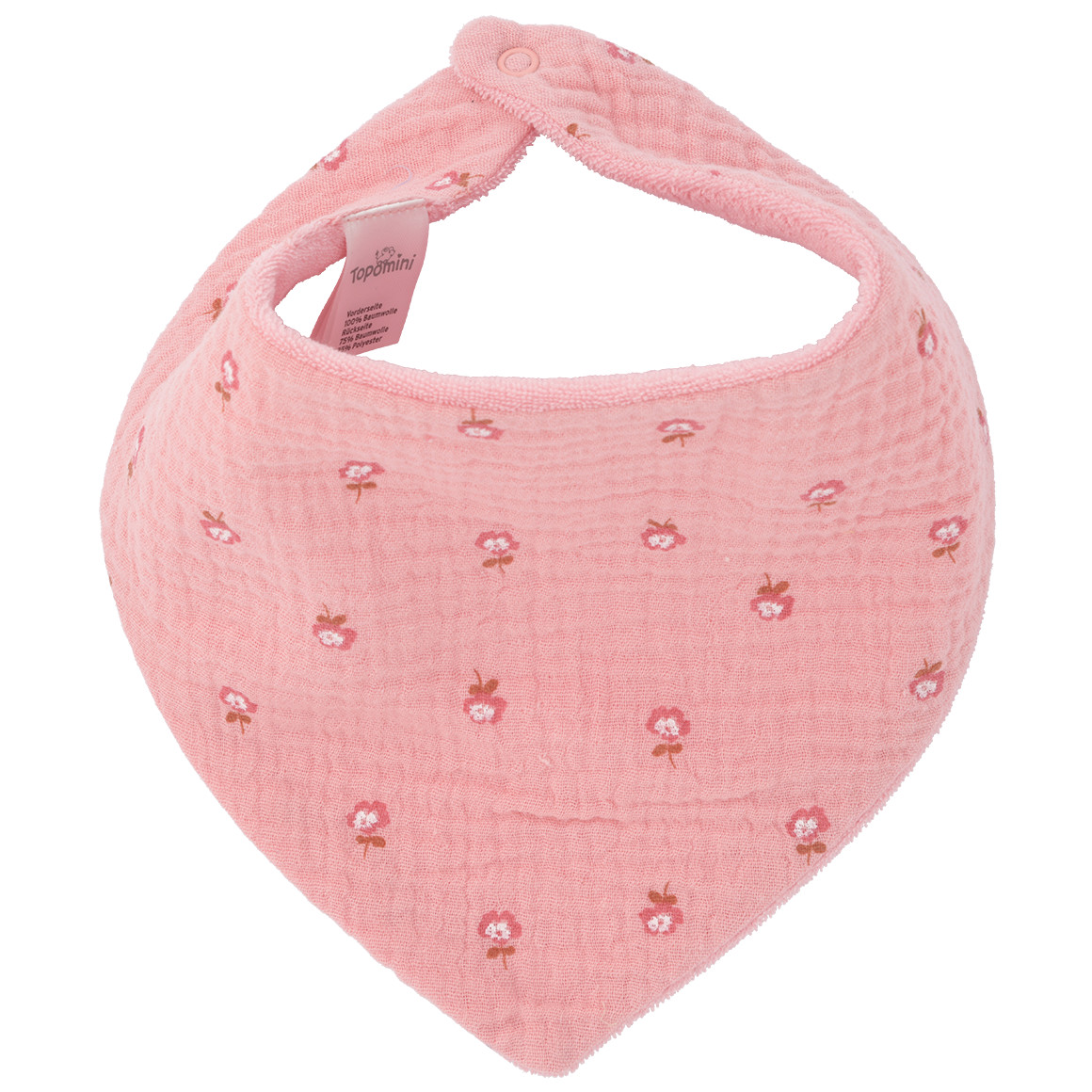 Baby Musselin-Bandana mit Frottee-Innenseite Baby Musselin-Bandana mit Frottee-Innenseite von Topomini