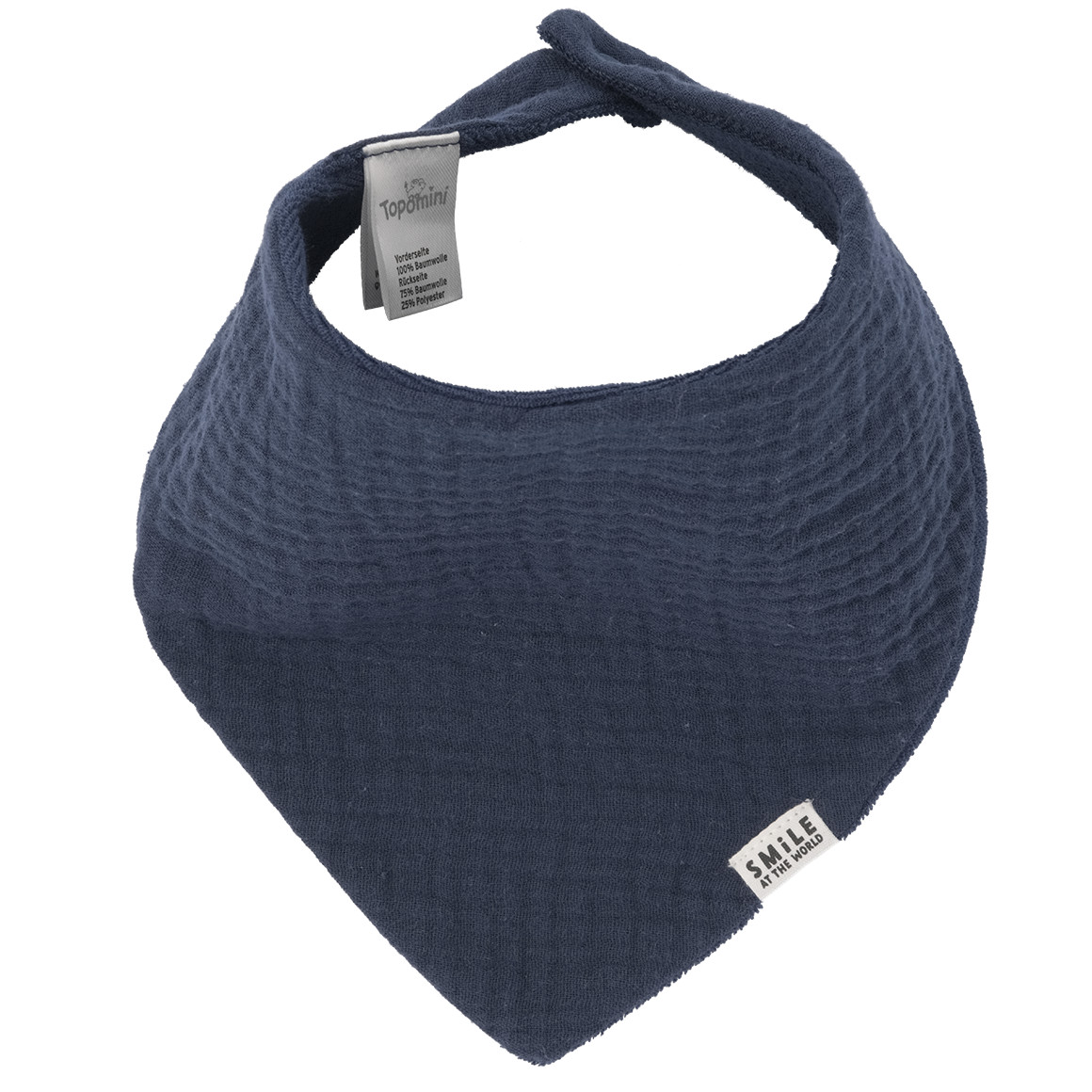 Baby Musselin-Bandana mit Frottee-Innenseite von Topomini