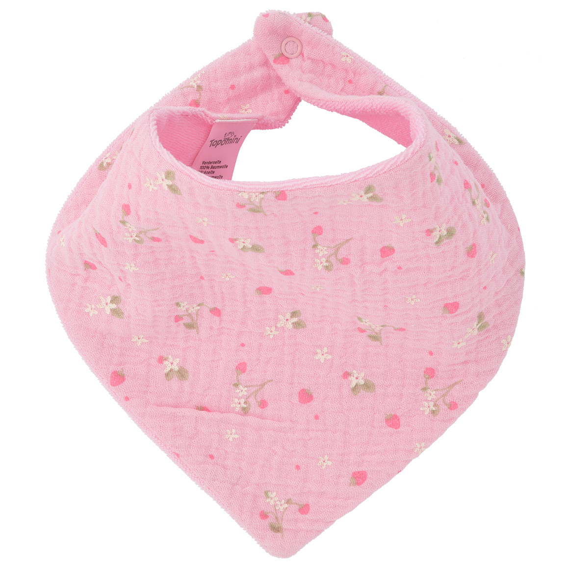 Baby Musselin-Bandana mit Frottee-Innenseite Baby Musselin-Bandana mit Frottee-Innenseite von Topomini