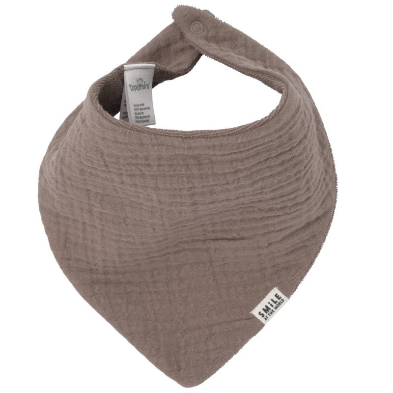 Baby Musselin-Bandana mit Frottee-Innenseite von Topomini