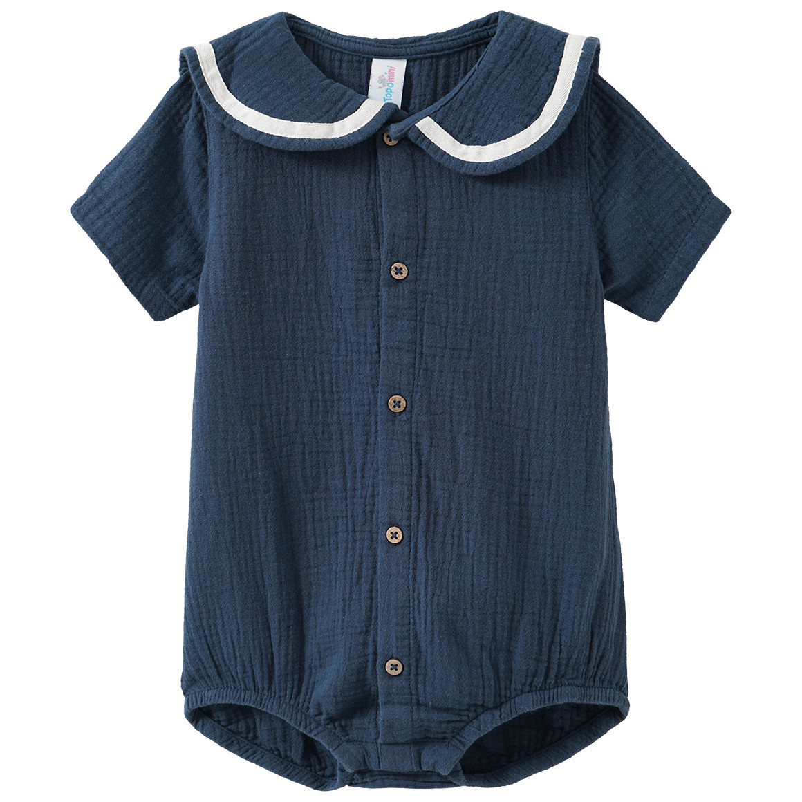 Baby Musselin-Body aus Baumwolle von Topomini