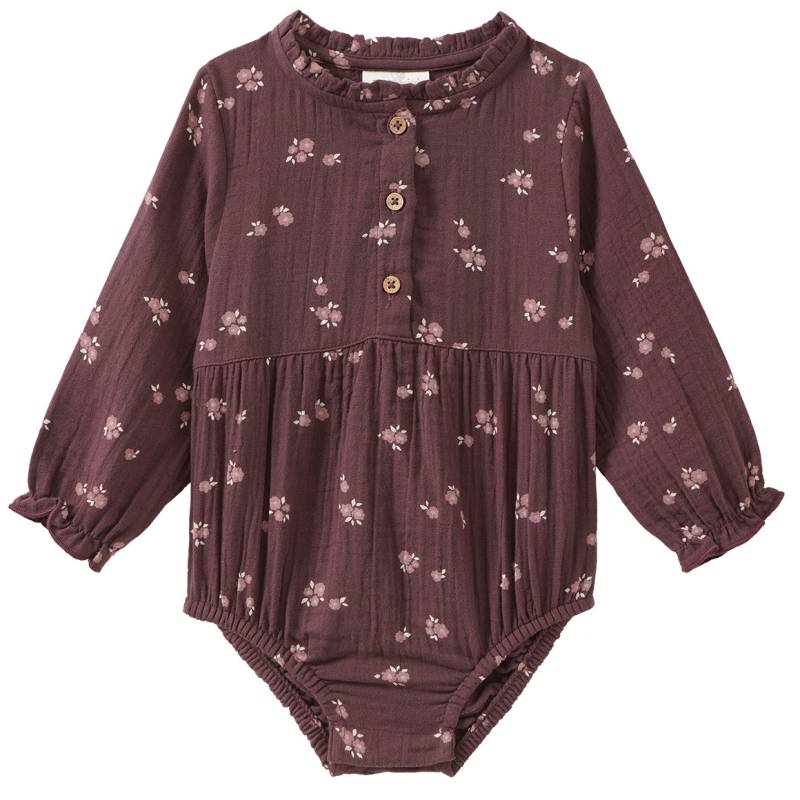 Baby Musselin-Body mit Blümchen Baby Musselin-Body mit Blümchen von Topomini