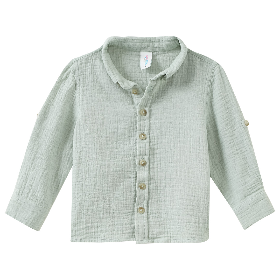 Baby Musselin-Hemd aus Bio-Baumwolle von Topomini
