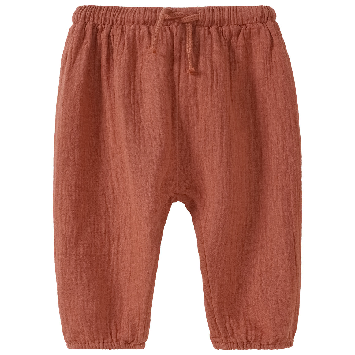 Baby Musselin-Hose mit Elastikbund von Topomini