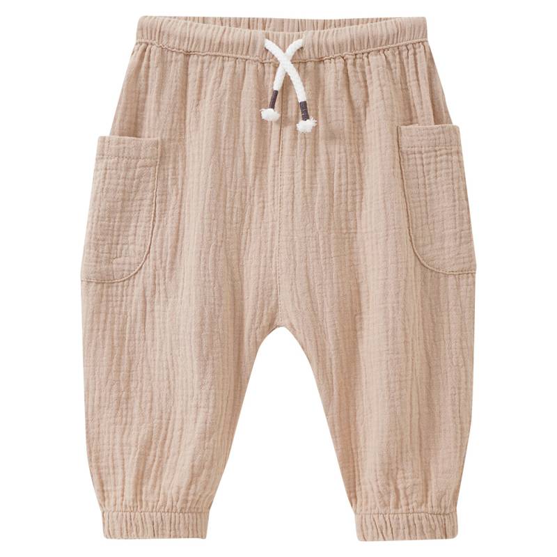 Baby Musselin-Hose mit Kordelzug von Topomini