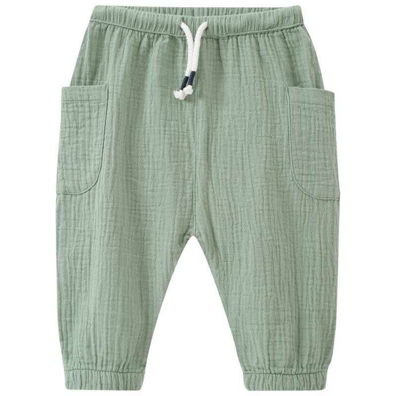 Baby Musselin-Hose mit Kordelzug von Topomini