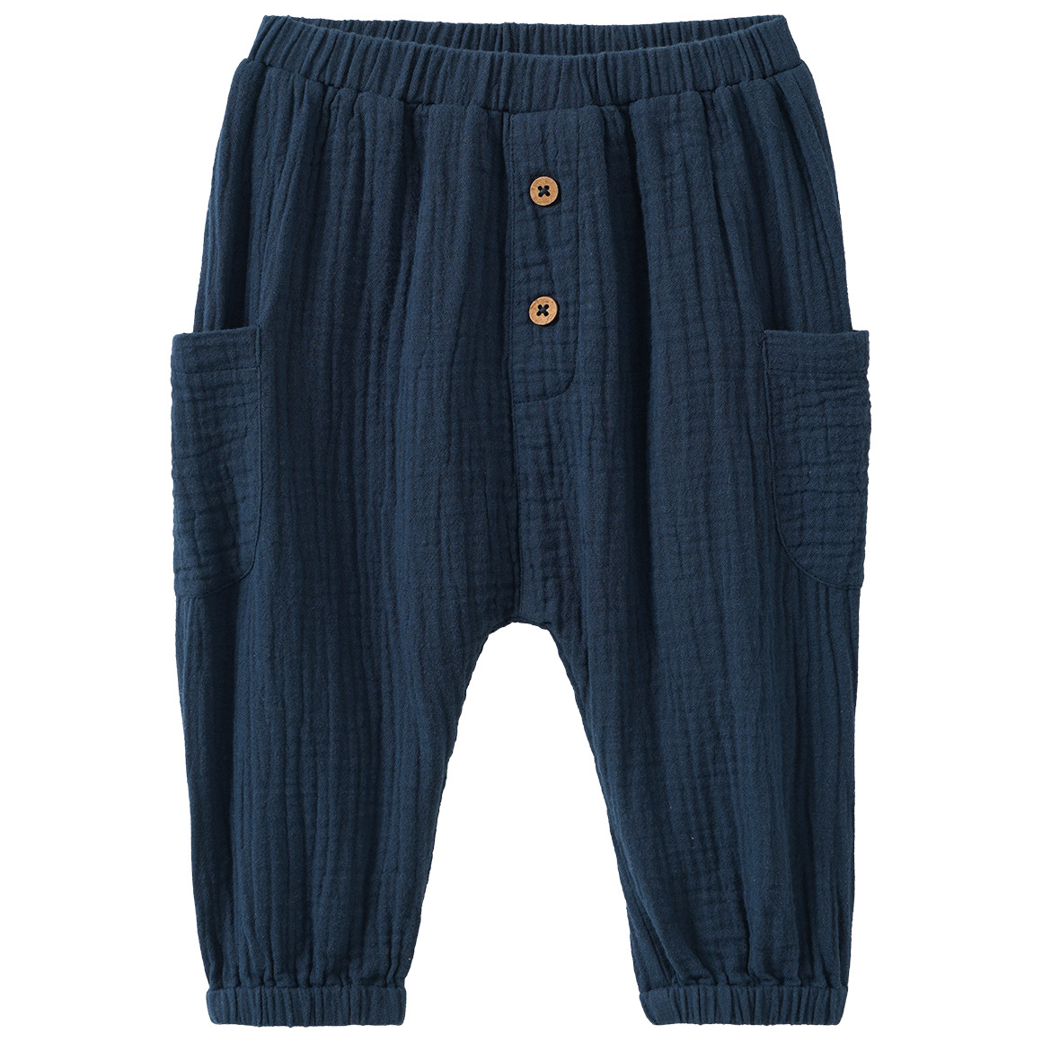 Baby Musselin-Hose mit Seitentaschen von Topomini