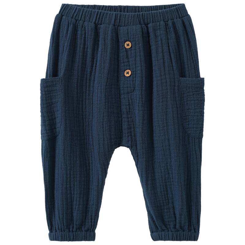 Baby Musselin-Hose mit Seitentaschen von Topomini