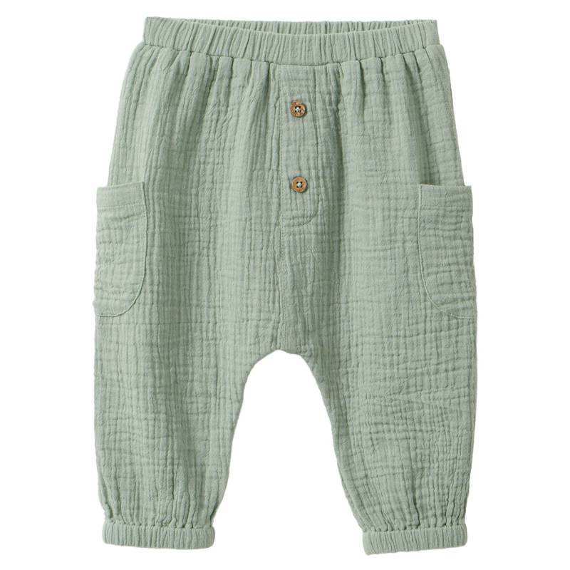 Baby Musselin-Hose mit Seitentaschen von Topomini
