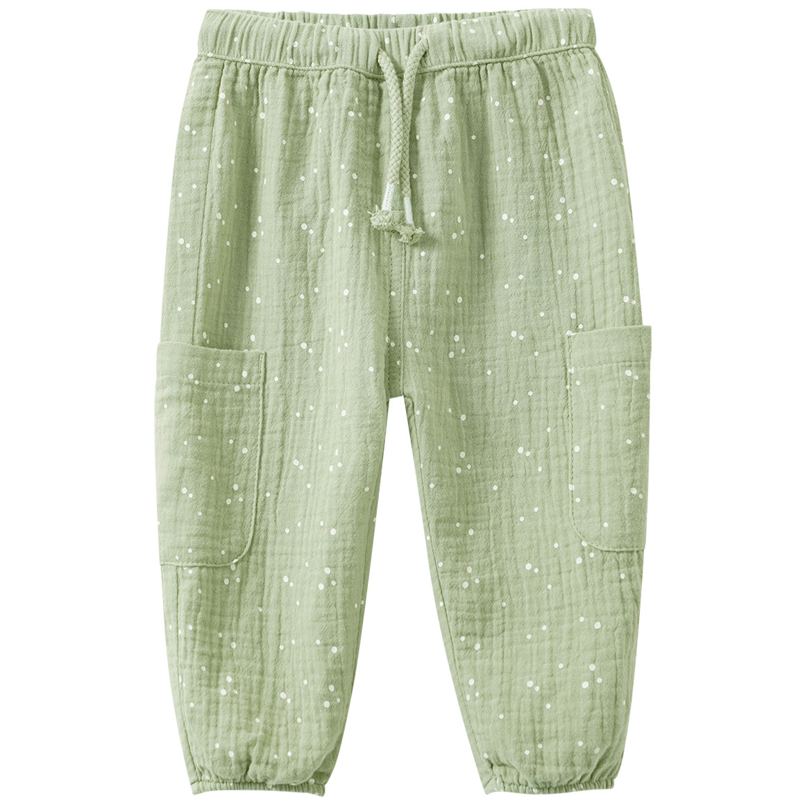 Baby Musselin-Hose mit Tunnelzug von Topomini