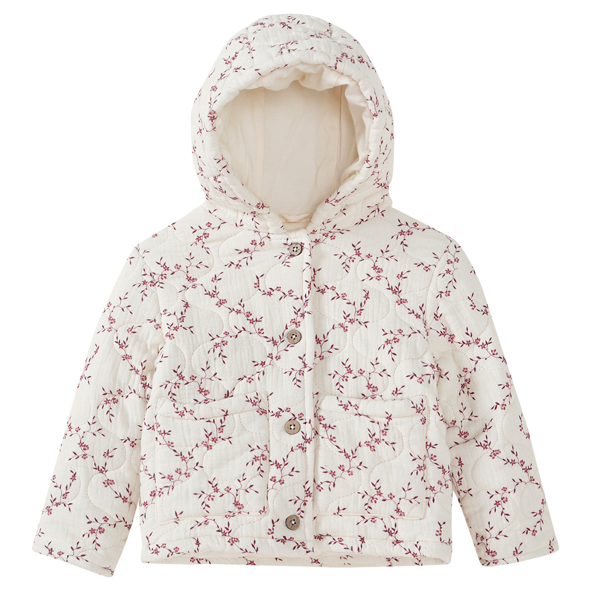 Baby Musselin-Jacke mit Bio-Baumwolle von Topomini